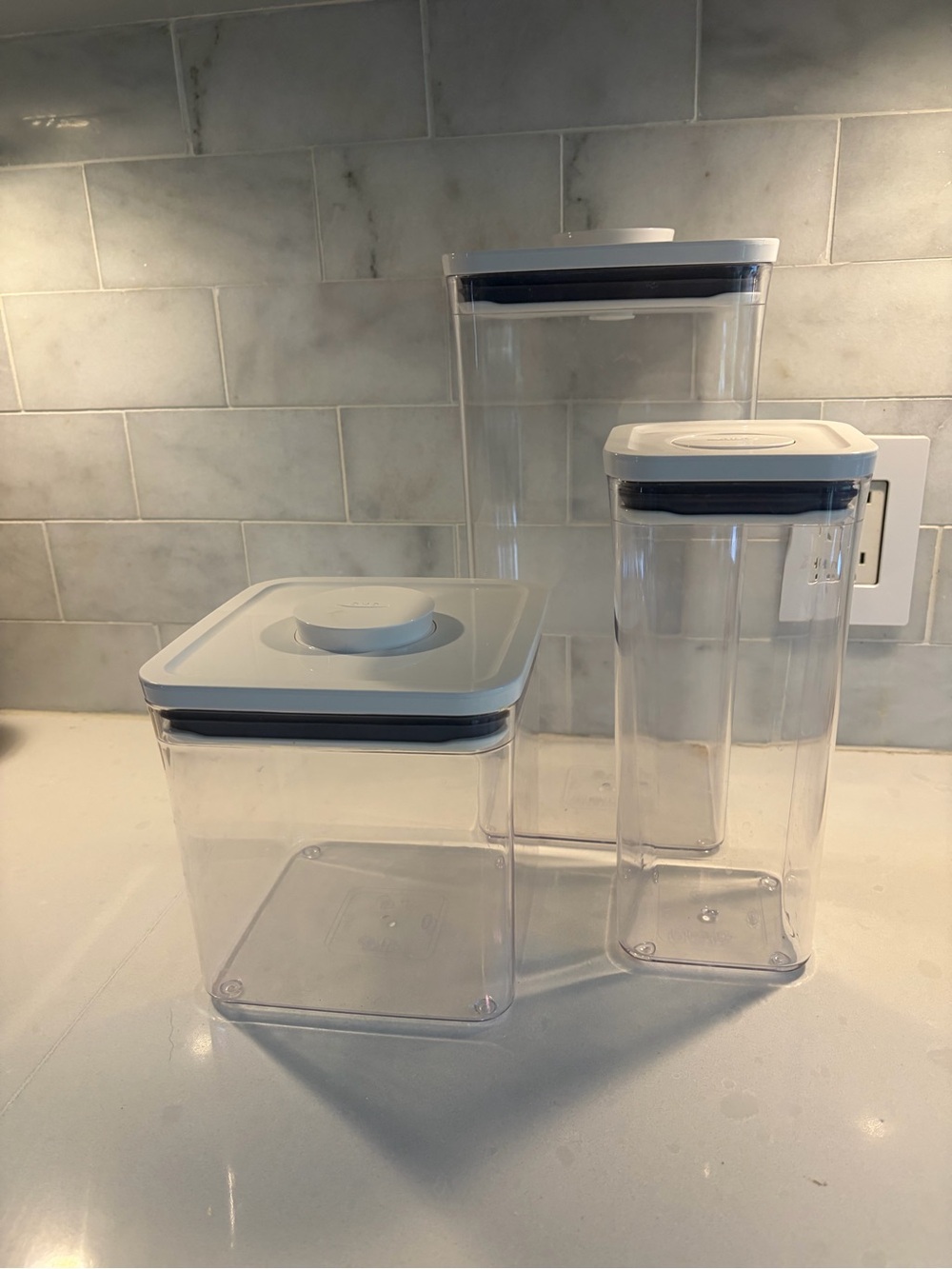 OXO Food Storage Canisters - White Lid